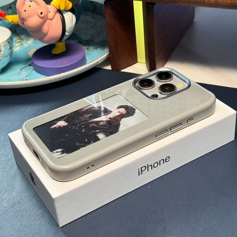 iPhone 15 Series Personalised Screen Projection DIY Display Case