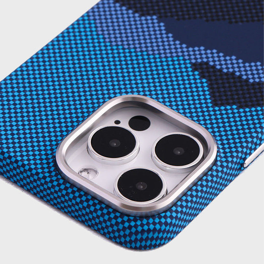 iPhone Series Carbon Fiber Attractive Case With Camera Bumper