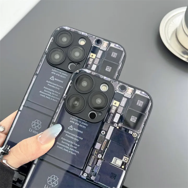 iPhone Series Inside Motherboard Circuit Board Case With Camera Protection