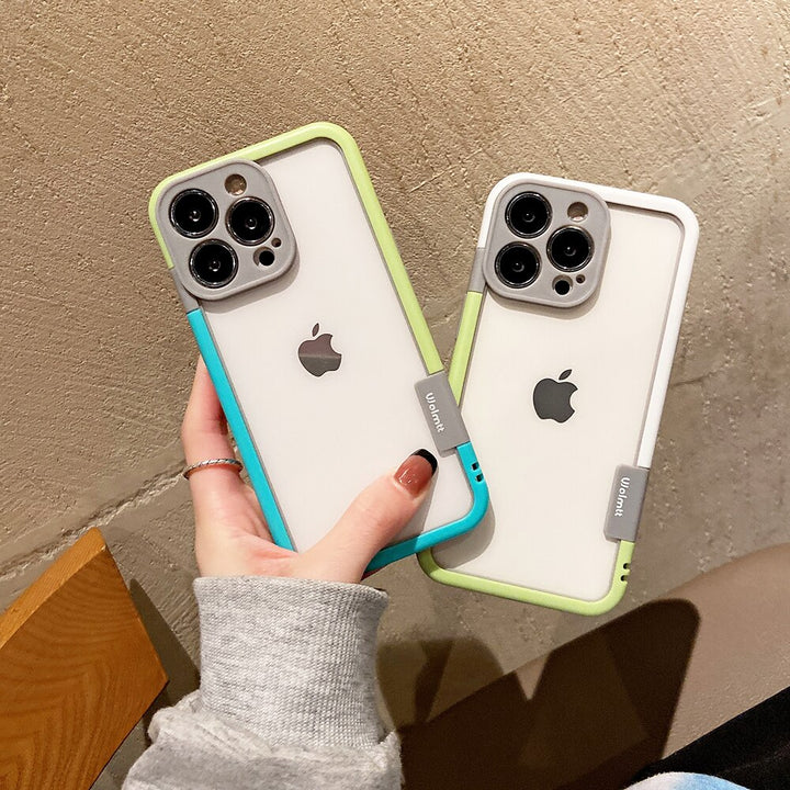 iPhone Series Soft TPU Bumper Frame Edge Protection Case With Camera Protection