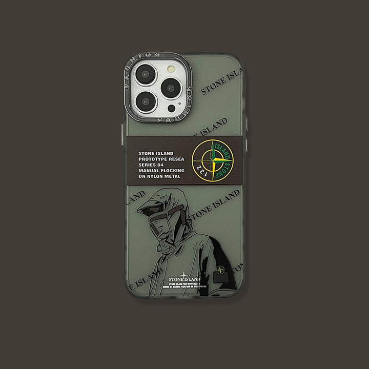 iPhone 15 Series Creative Stone Island Protective Case