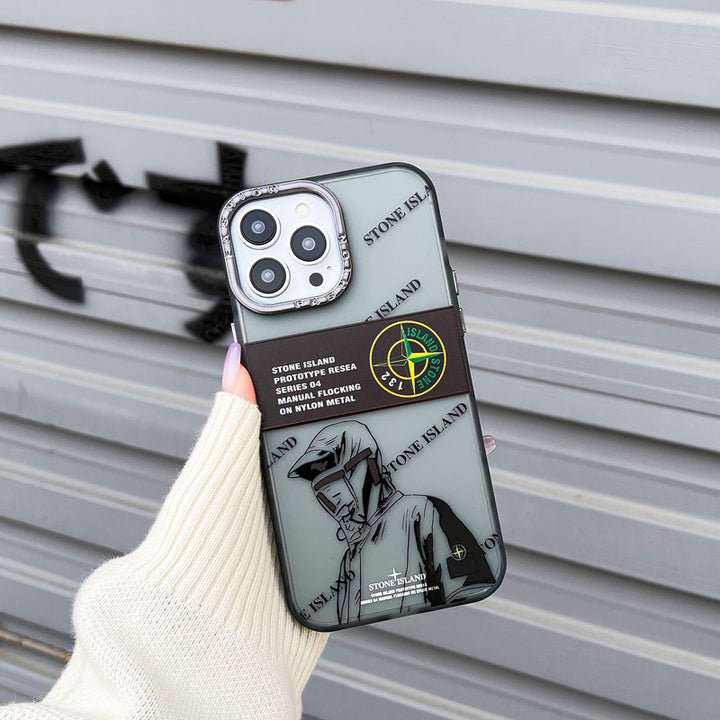 iPhone 15 Series Creative Stone Island Protective Case