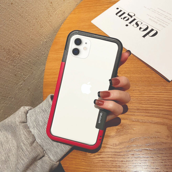 iPhone 12 Series Soft TPU Bumper Frame Edge Protection Case With Camera Protection