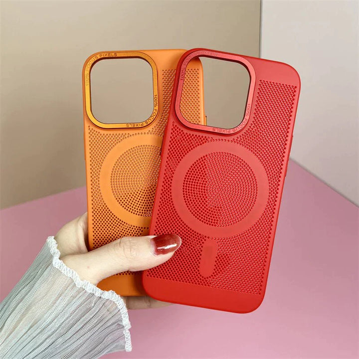 iPhone 13 Series Heat Dissipation Breathable Cooling Case With Camera Bumper