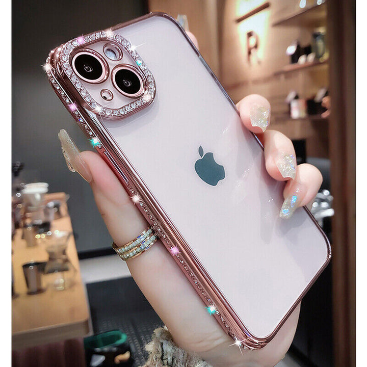 iPhone 13 Series Luxury Bling Diamond Clear Case Cover