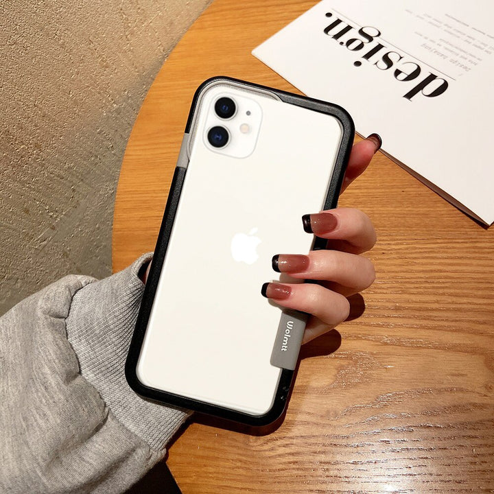 iPhone 12 Series Soft TPU Bumper Frame Edge Protection Case With Camera Protection