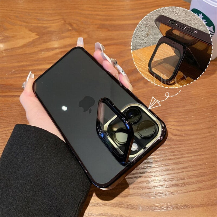 iPhone 13 Series Camera Glass Lens Protector Kickstand Case