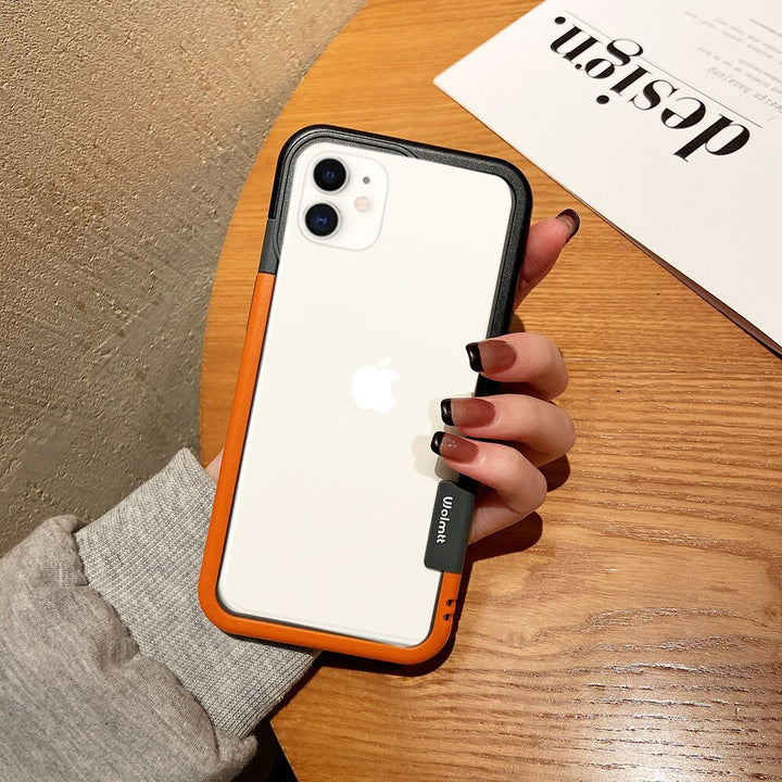 iPhone Series Soft TPU Bumper Frame Edge Protection Case With Camera Protection